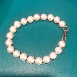 8” pearl bracelet